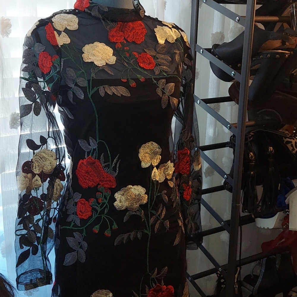 FLORAL PRINT DRESS - Picture 4 of 8